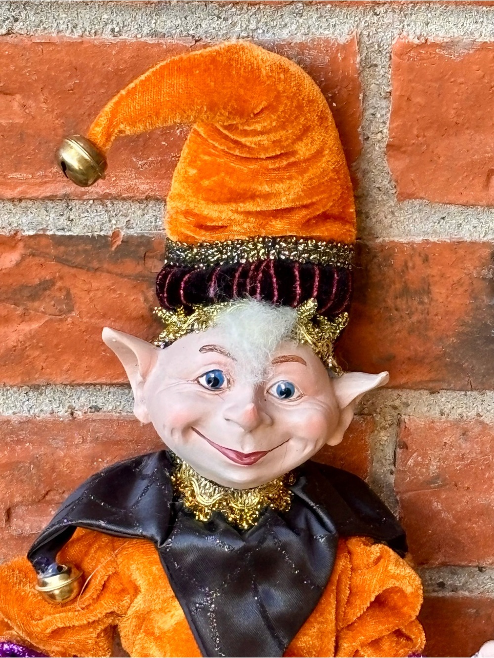 Robert Stanley or Raz Halloween Posable Elf 19" Tall - Picture 4 of 6